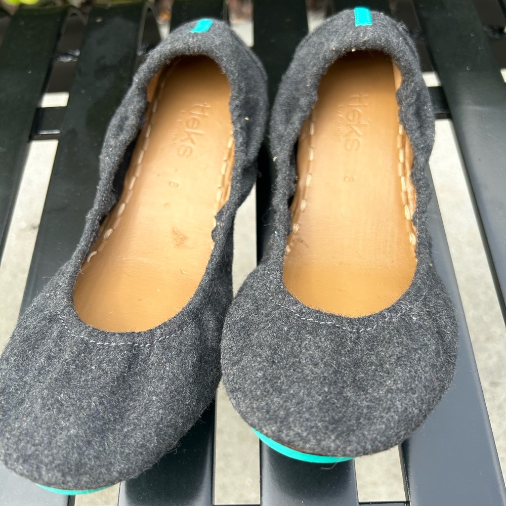 Tieks by Gavrielle Vegan Wool Slip on Women's Ballet Flats Size: 8